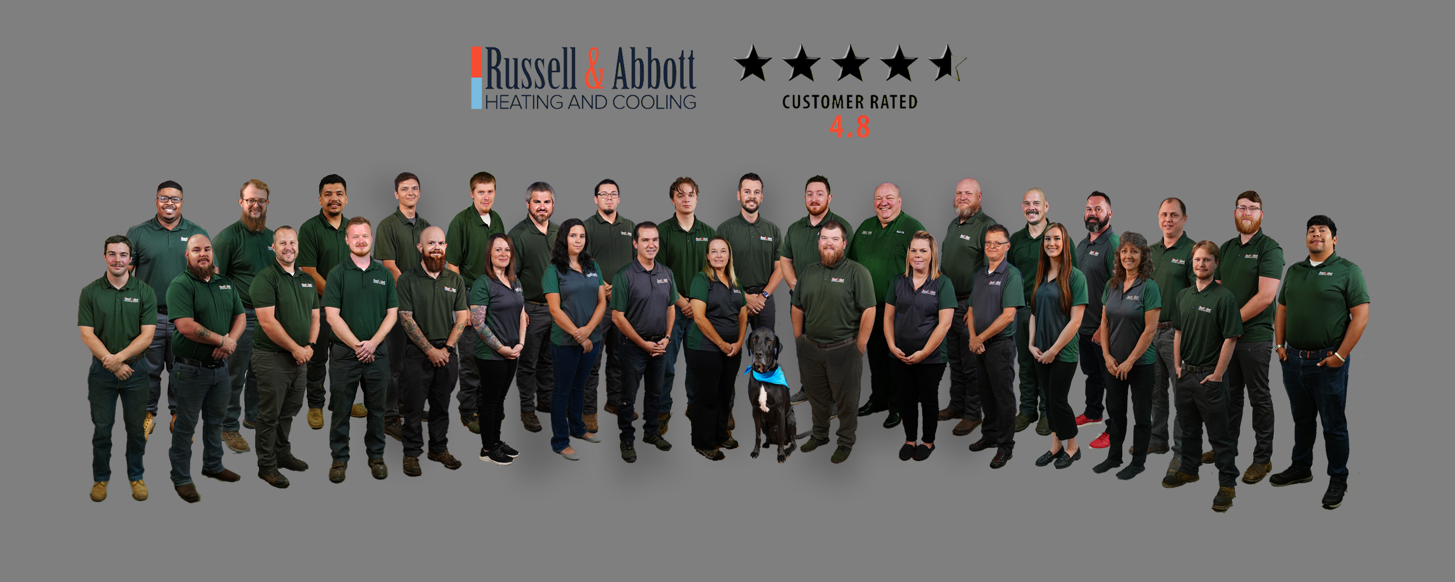 Russell & Abbott Heating and Cooling team